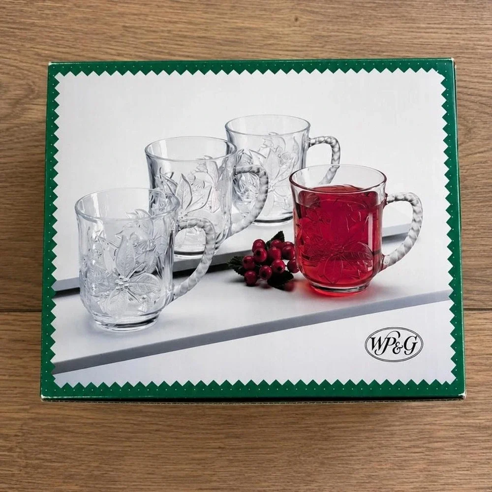 Vintage Crystal glass holiday